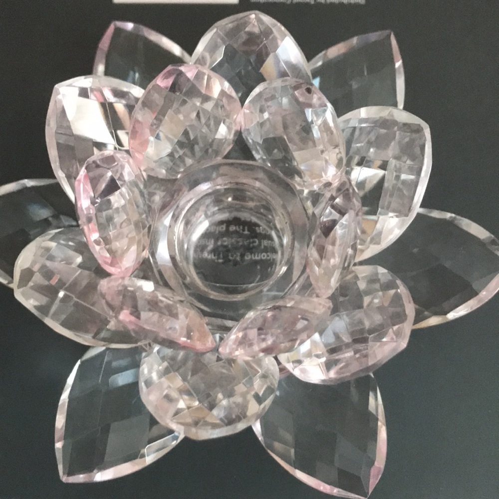 Shannon Crystal Candle Holder - Picture 3 of 3